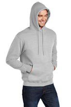 Fleece Pullover Hooded Sweatshirt / White / Great Neck Middle Music