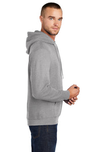 Core Fleece Pullover Hooded Sweatshirt / Athletic Heather / Great Neck Middle Track