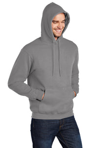 Fleece Hooded Pullover / Dark Charcoal Grey / Lynnhaven Middle Wrestling