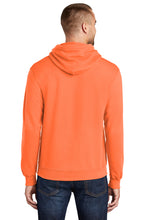 Core Fleece Pullover Hooded Sweatshirt / Neon Orange / Rich Images Photography
