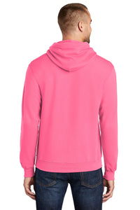 Fleece Pullover Hooded Sweatshirt (Youth & Adult) / Neon Pink / Arrowhead Elementary