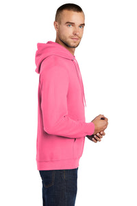 Core Fleece Pullover Hooded Sweatshirt (Youth & Adult) / Neon Pink / Pembroke Meadows Elementary