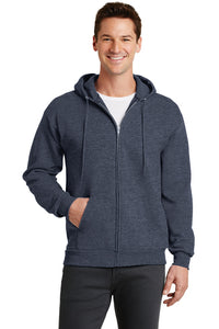 Fleece Full-Zip Hooded Sweatshirt / Dark Green / Great Bridge Crew - Fidgety