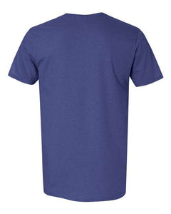 Softstyle Short Sleeve T-Shirt / Heather Royal / Plaza Academic Challenge