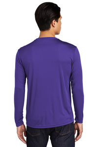 Long Sleeve Performance Tee / Purple / Larkspur Middle School Volleyball