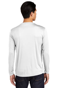 Long Sleeve Performance Tee / White / Cape Henry Swimming