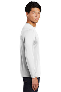 Long Sleeve Performance Tee / White / Cape Henry Swimming