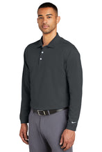 Long Sleeve Stretch Tech Polo / Grey  / Cape Henry Collegiate Softball