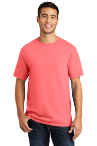 Beach Wash Garment-Dyed Tee / Neon Coral / Great Neck Middle Softball
