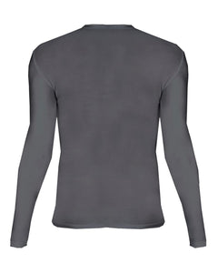 Pro-Compression Long Sleeve T-Shirt / Graphite / Cape Henry Collegiate Crew