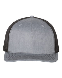 Adjustable Snapback Trucker Cap / Heather Grey/Black / Tallwood High school Boys Soccer