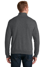 1/4-Zip Cadet Collar Sweatshirt / Dark Heather Grey / Virginia Association Of Governmental Procurement