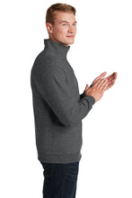 1/4-Zip Cadet Collar Sweatshirt / Dark Heather Grey / Virginia Association Of Governmental Procurement