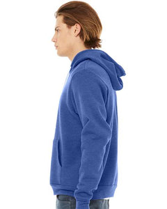 Glitter Sponge Fleece Hooded Sweatshirt / Heather True Royal / Salem Middle School Staff