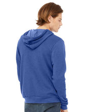 Unisex Sponge Fleece Zip Hoodie / True Heather Royal / Tidewater Drillers