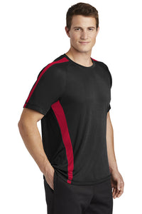 Colorblock PosiCharge Competitor Tee  / Black & True Red / Bayside High School Soccer