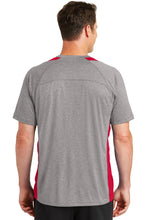 Heather Colorblock Contender Tee / Red & Grey / Cape Henry Strength & Conditioning