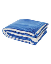 Alpine Sherpa Blanket / Royal / Drillers Baseball