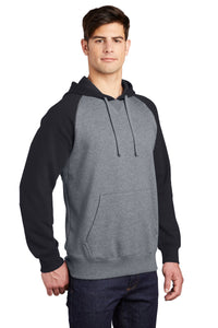 Raglan Colorblock Pullover Hooded Sweatshirt / Black / Inter Virginia FC