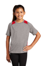 Heather Colorblock Contender Tee (Youth & Adult) / Red & Grey / Trantwood Elementary