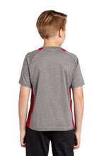 Heather Colorblock Contender Tee (Youth & Adult) / Red and Heather Grey / Arrowhead Elementary
