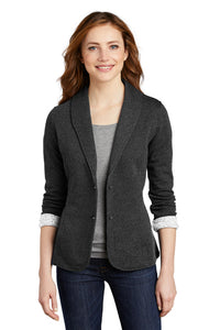 Ladies Fleece Blazer / Dark Charcoal Heather / Great Neck Middle School Staff