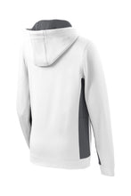 Cheer Sport-Wick Fleece  Hooded Pullover/ White & Gray / Bayside Cheer - Fidgety