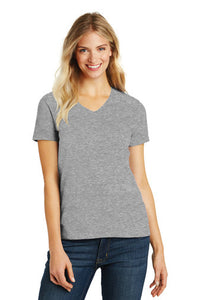 V-Neck T-Shirt / Heather Gray / Plaza Cheer - Fidgety
