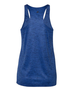 Women's Tonal Blend Racerback Tank Top / Blue / First Colonial Gymnastics