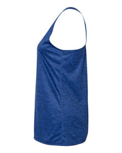 Women's Tonal Blend Racerback Tank Top / Blue / First Colonial Gymnastics