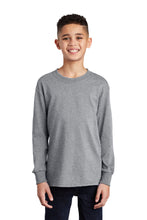 Long Sleeve Core Cotton Tee (Youth & Adult) / Athletic Heather / Fairfield Elementary School
