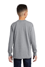 Long Sleeve Core Cotton Tee (Youth & Adult) /Athletic Heather / Brandon Middle School