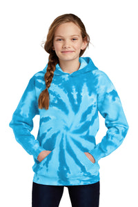 Tie-Dye Pullover Hooded Sweatshirt (Youth & Adult) / Turquoise / Fairfield Elementary School