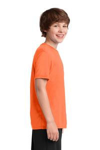 Performance Tee (Youth & Adult) / Neon Orange / Great Neck Tridents