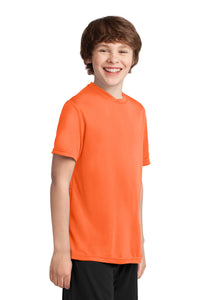Performance Tee (Youth & Adult) / Neon Orange / Great Neck Tridents