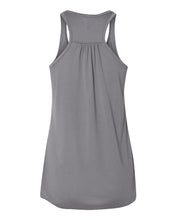 Women's Flowy Racerback Tank/Storm Gray/ VA Aces - Fidgety