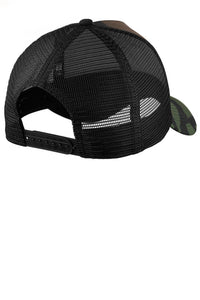 Snapback Trucker Cap / Camo Black / George Mason Tennis