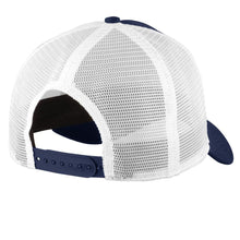 Snapback Trucker Cap / Deep Navy/ White / Drillers Baseball