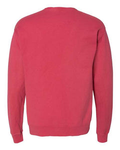 Garment Dyed Unisex Crewneck Sweatshirt / Crimson Fall / Salem Elementary School