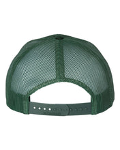 Adjustable Snapback Trucker Cap / Dark Green / Cox High School Softball