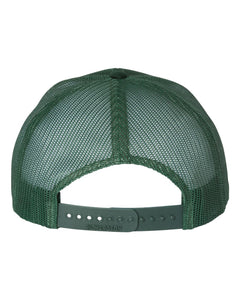 Adjustable Snapback Trucker Cap / Dark Green / Cox High School Softball