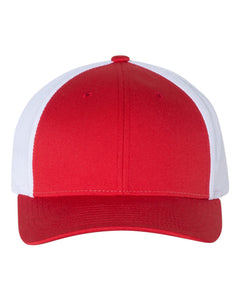 Low Pro Trucker Cap / Red / Cape Henry Strength & Conditioning