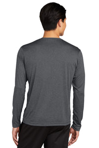 Long Sleeve Heather Contender Tee / Graphite Heather / Great Neck Middle Softball