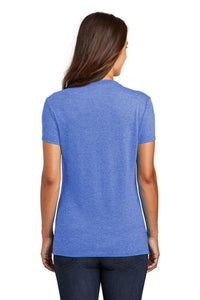 Ladies TriBlend Softstyle Tee / Royal Frost / Plaza Middle School Staff