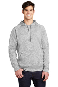Electric Heather Fleece Hooded Pullover / Silver / Larkspur Middle Boys Basketball