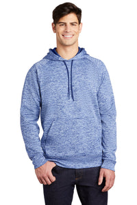 Electric Heather Fleece Hooded Pullover / Royal Blue / Brandon Middle School