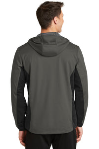 Active Hooded Soft Shell Jacket / Gray Steel / Cape Henry Soccer - Fidgety