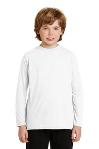 NICU Brother Performance Long Sleeve Shirt / White / CHKD NICU - Fidgety