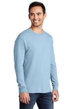 Garment-Dyed Long Sleeve Tee / Glacier / Brandon Middle School Staff