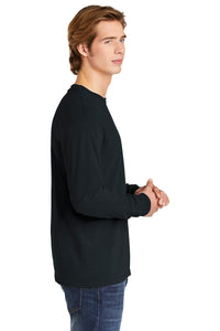 Heavyweight Ring Spun Long Sleeve Tee / Black / Kellam High School Soccer